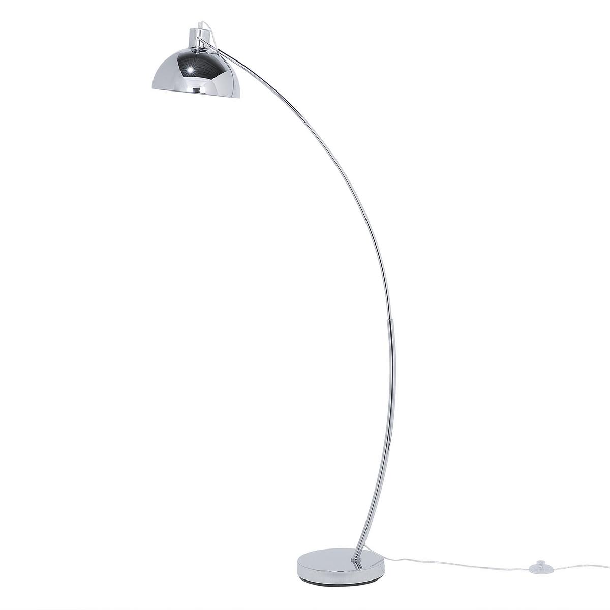 STEHLAMPE Dintel 25/25/155 cm - Silberfarben, Metall (25/25/155cm) - Beliani