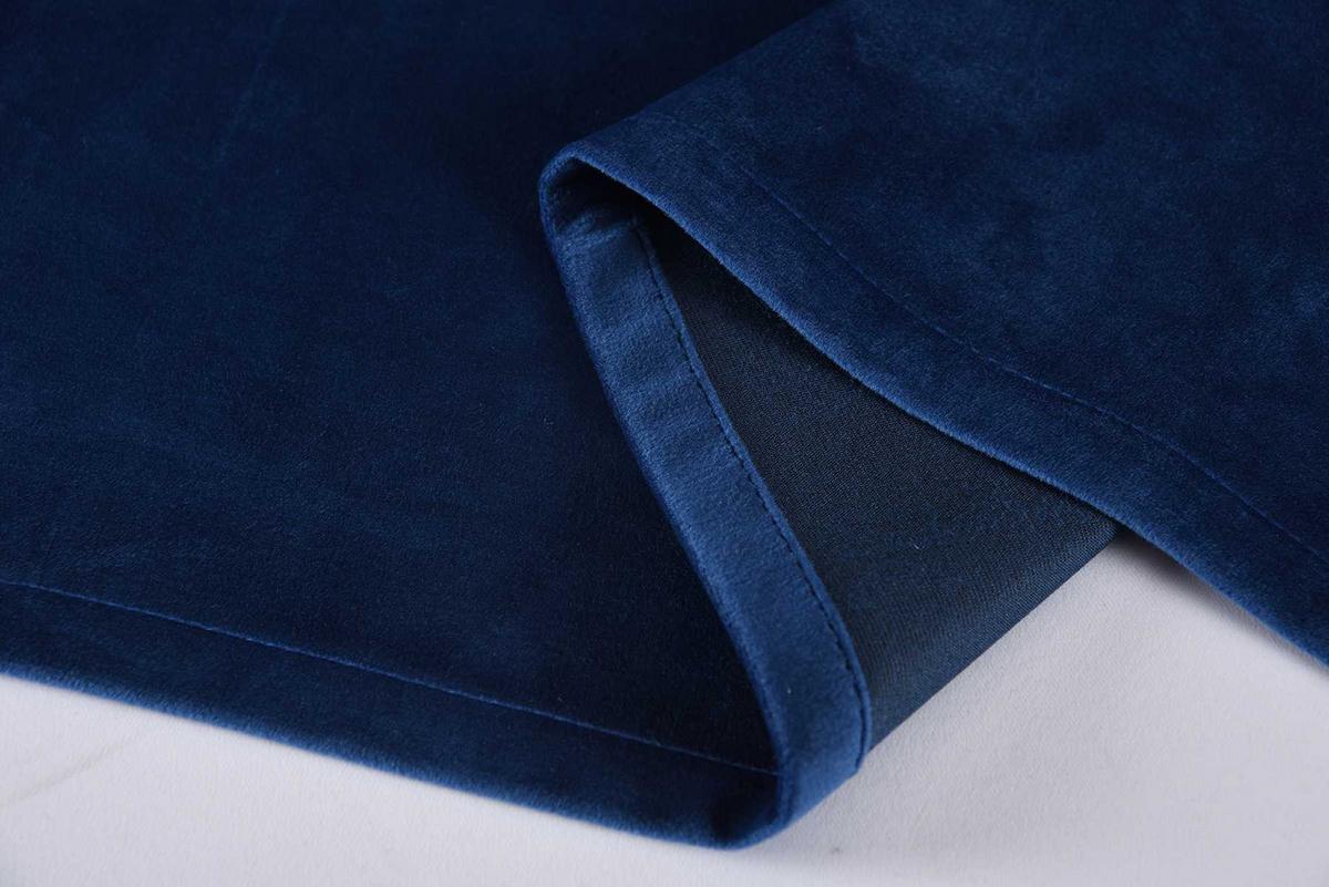 VORHANG MILANO HxB 280x135 cm Blau - Blau, Textil (135/280cm) - Gardinenbox