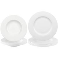 TAFELSERVICE Anmut weiß 12-tlg. - Weiß, Keramik (2/2/2cm) - Villeroy & Boch