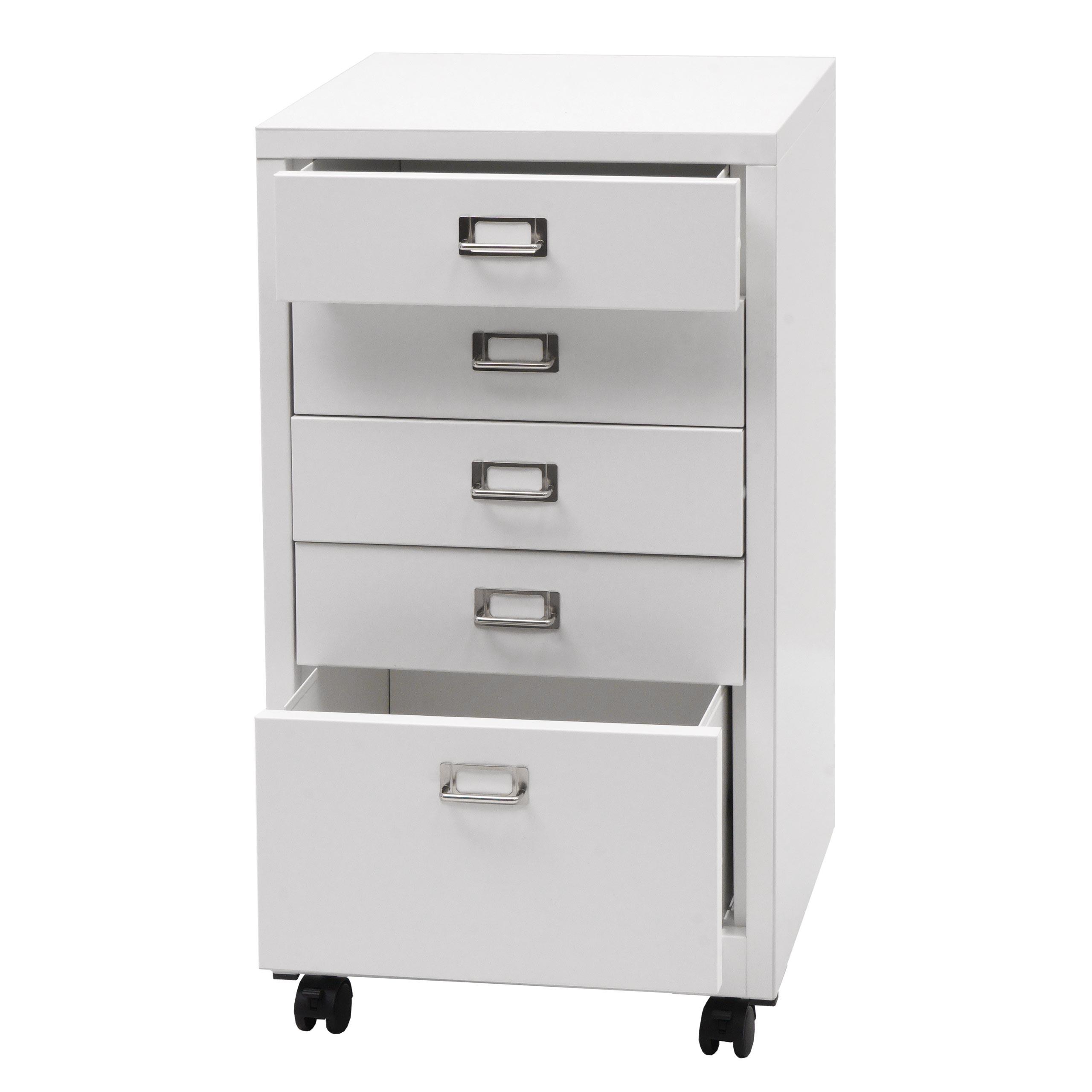 ROLLCONTAINER Weiß - Weiß, Metall (40/75/41cm) - MCW