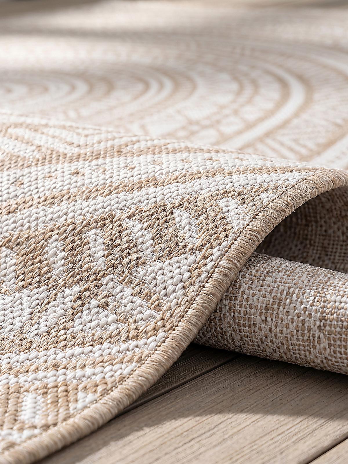TEPPICHLÄUFER Orientalisch BORNO Polypropylen Natur 80 x 200 cm - Beige, Textil (80/200cm) - KADIMA DESIGN