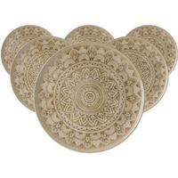 PLATZTELLER Rimini beige ø 32 cm 6er Set - Beige, Keramik (32cm) - Ritzenhoff Breker
