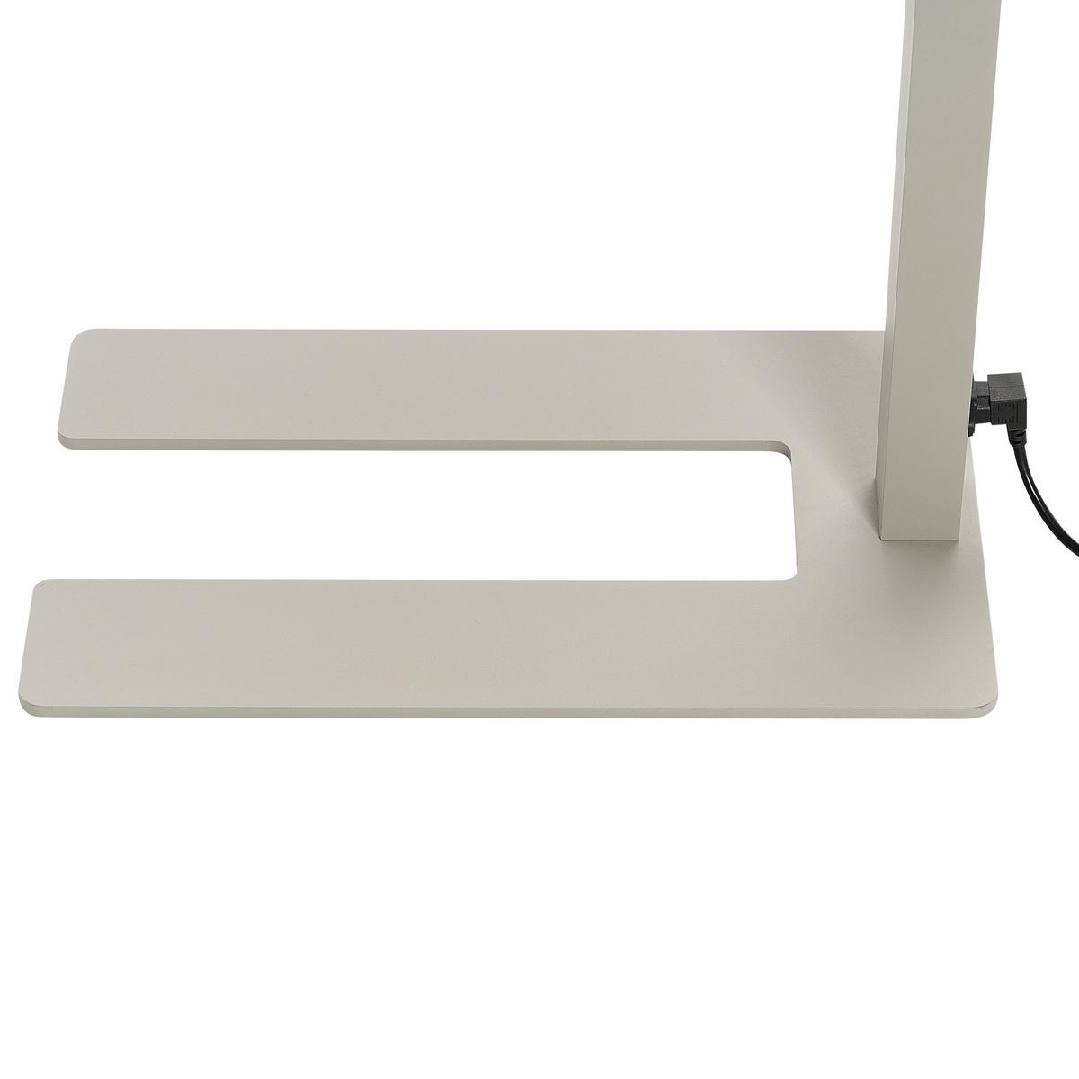 STEHLAMPE Mensa 30/121/194 cm - Silberfarben, Metall (30/121/194cm) - Beliani
