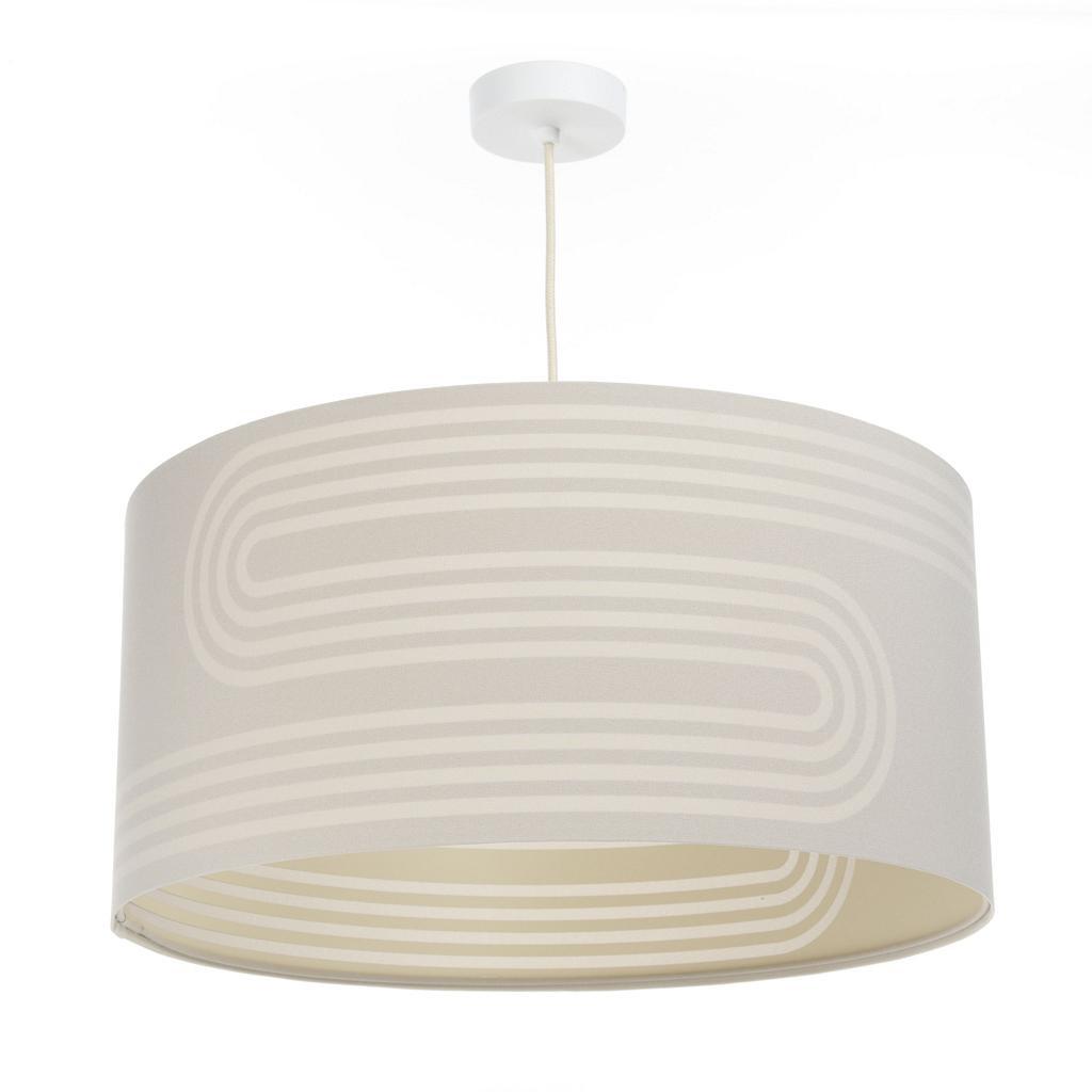 HÄNGELEUCHTE Beige 50/95 cm - Beige, Kunststoff (25/0.6/95cm) - ONZENO