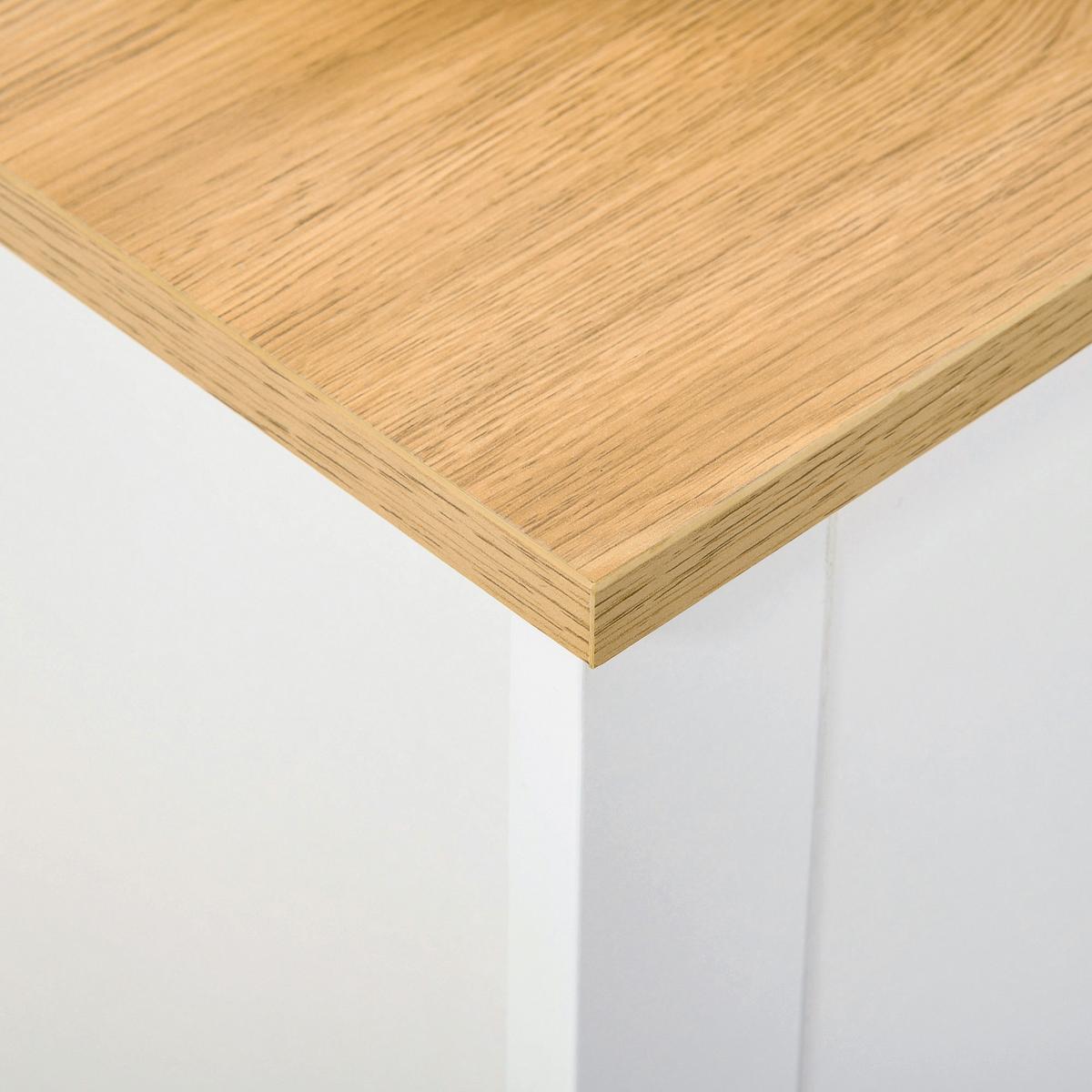 SCHUHSCHRANK Schuhregal mit Schublade Schuhständer für 12 Paar Schuhe Weiß+Natur - Weiß, Holzwerkstoff/Kunststoff (26/80/72cm) - HOMCOM