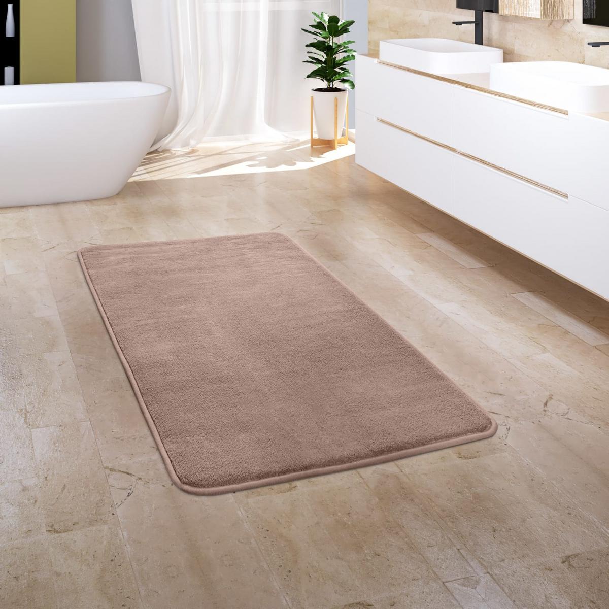 FLACHWEBTEPPICH Waschbar handgewebt, einfarbig, Beige, 60 x 100 cm - Beige, Textil (100/60cm) - KADIMA DESIGN