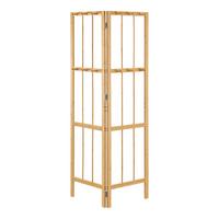ECKGARDEROBE Hyllestad - Naturfarben, Naturmaterialen (92/165.5/8cm) - [en.casa]