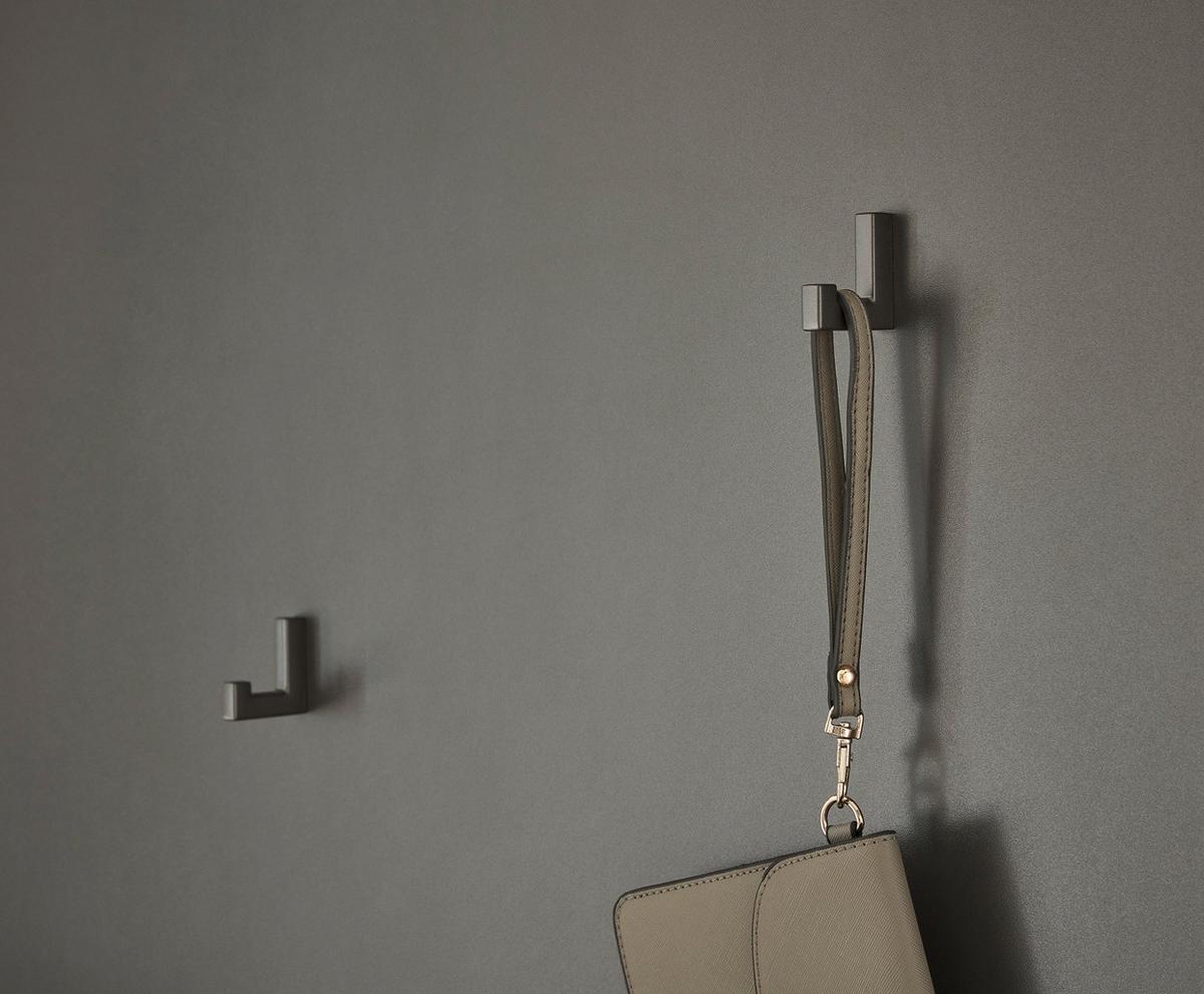 GARDEROBEN-SET 3-teilig grau matt, Eiche Wotan 100 cm, Flurgarderobe inklusive Sitzkissen - Eiche Wotan/Silberfarben, Holzwerkstoff/Kunststoff (100/200/40cm) - Furn.Design