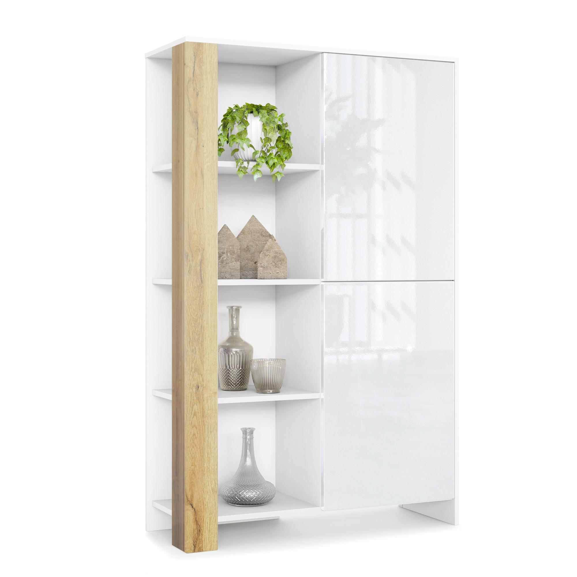 HIGHBOARD Canto Eiche Natur - Eichefarben, Holzwerkstoff (95/151.5/36cm) - Vladon