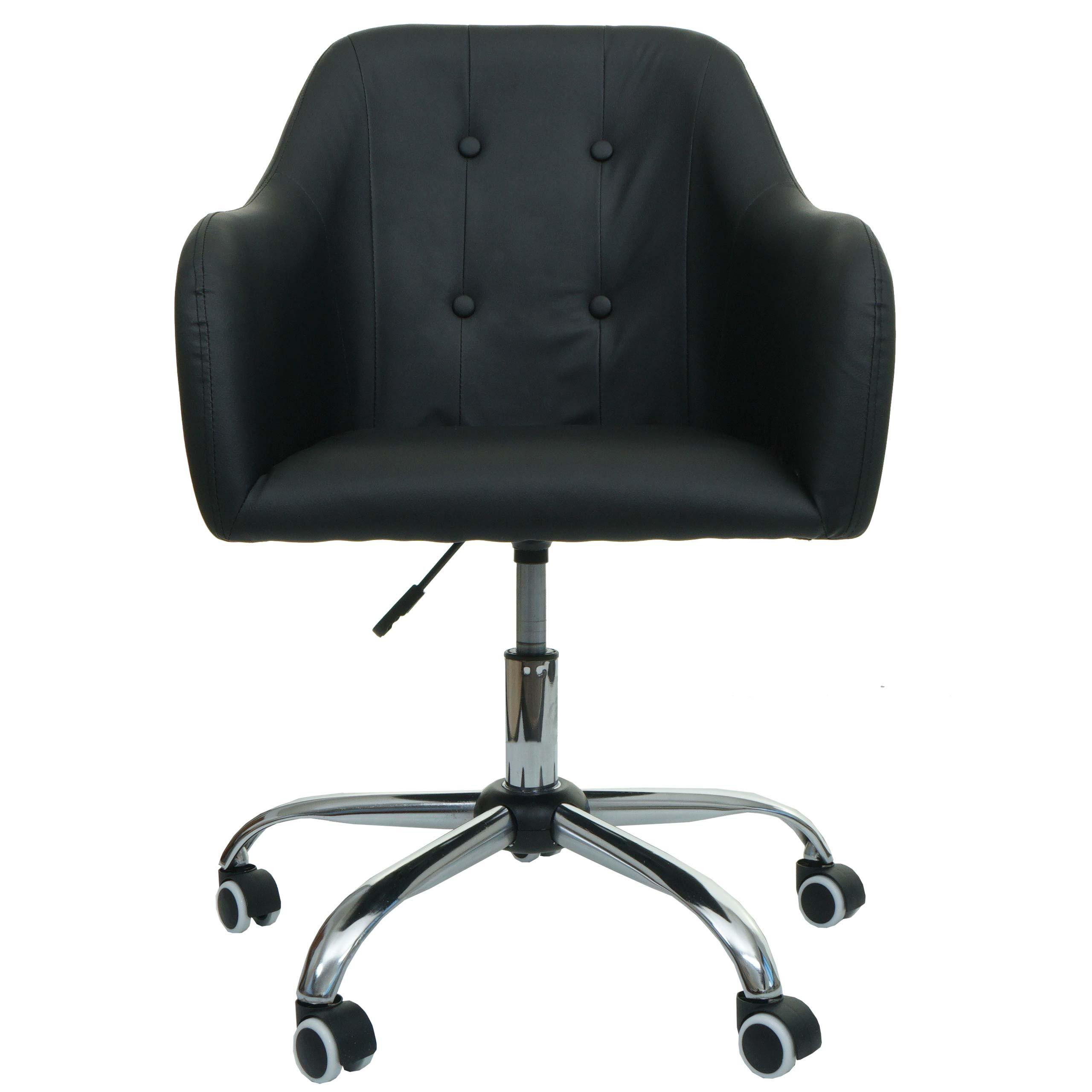 BÜROSTUHL Schwarz - Schwarz, Textil (57/95/62cm) - MCW