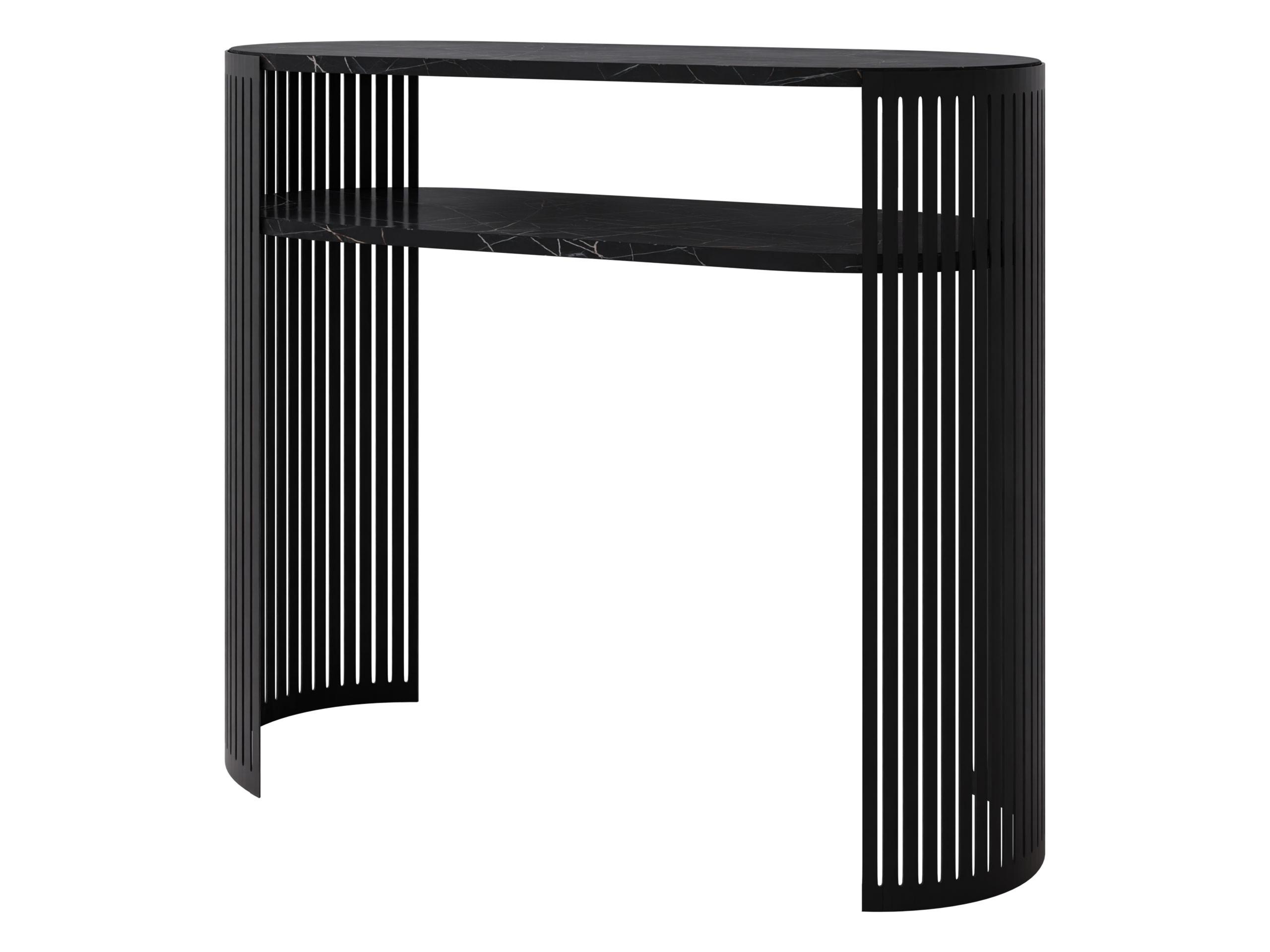 KONSOLENTISCH Fikoli - Schwarz, Holzwerkstoff/Metall (30/100/86cm) - MIRJAN24