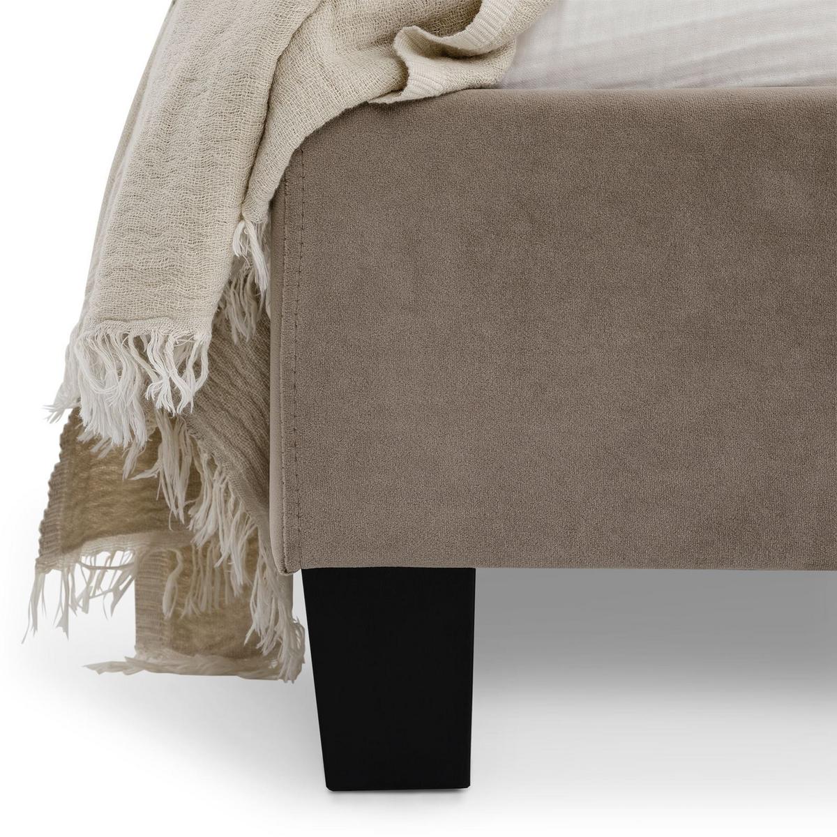 POLSTERBETT BAGO 90X200 CM - Greige, Textil (90/200cm) - IDIMEX
