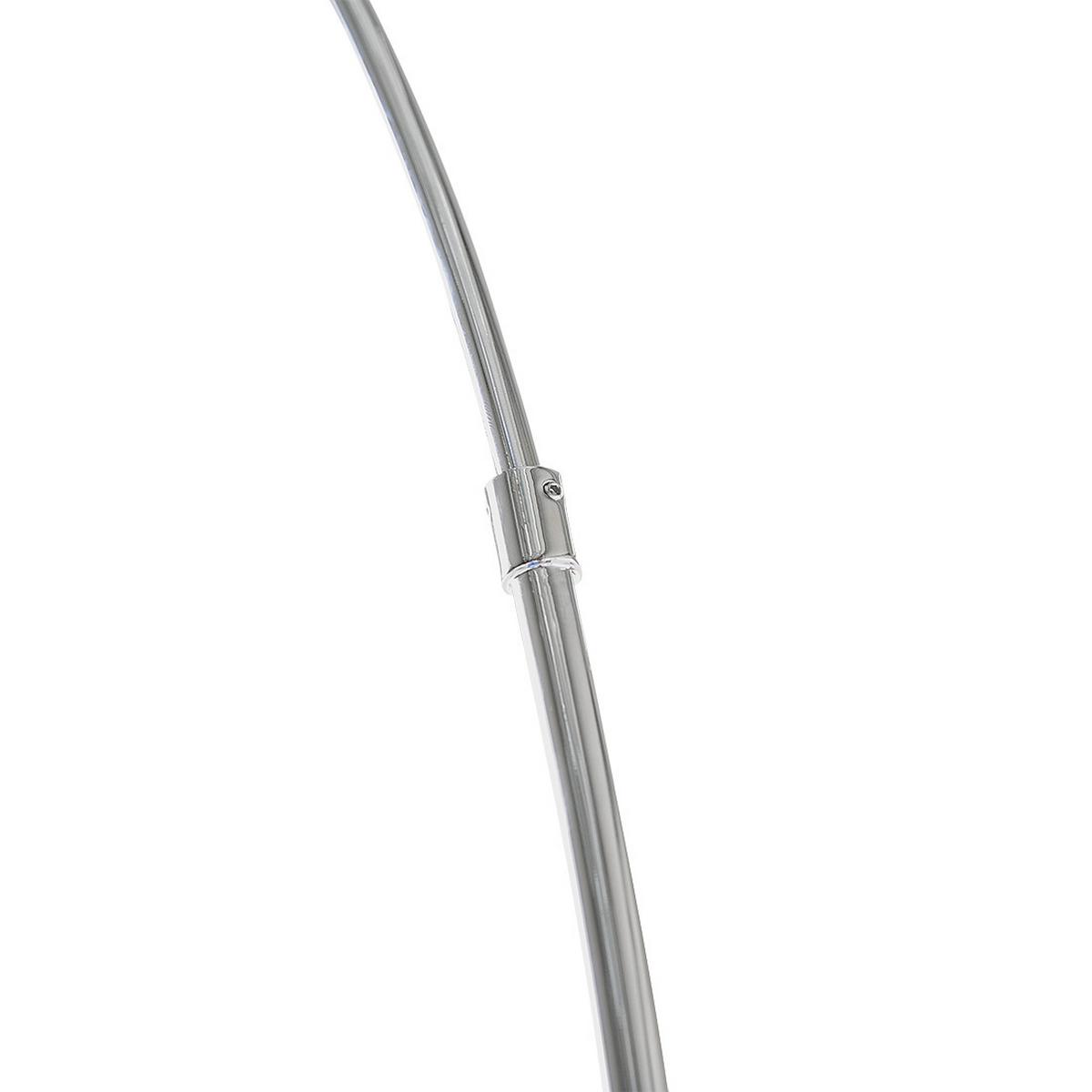 STEHLAMPE Kama 100/33/188 cm - Silberfarben, Metall (100/33/188cm) - Beliani