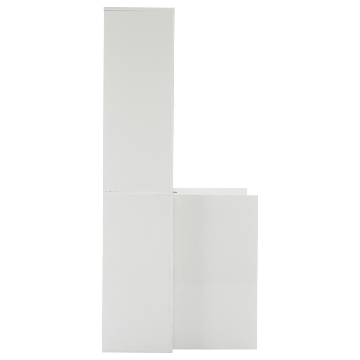 HIGHBOARD mit LED-Beleuchtung, geräumiger Stauraumschrank - Eiche San Remo, Holzwerkstoff (100/170/35cm) - Urban Meuble