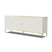 KOMMODE Kaschmir, Gold 182/73/40 - Kaschmir, Holzwerkstoff (182/73/40cm) - RAUMHIRSCH FURNITURE