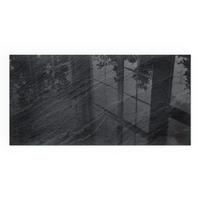GLASPLATTE für Kamin 120x60 cm - Schwarz, Glas (120/60/0.4cm) - TULUP