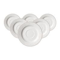 KAFFEEUNTERTASSEN Isabella beige ø 15,5 cm 6er Set - Beige, Keramik (15.5cm) - Ritzenhoff Breker
