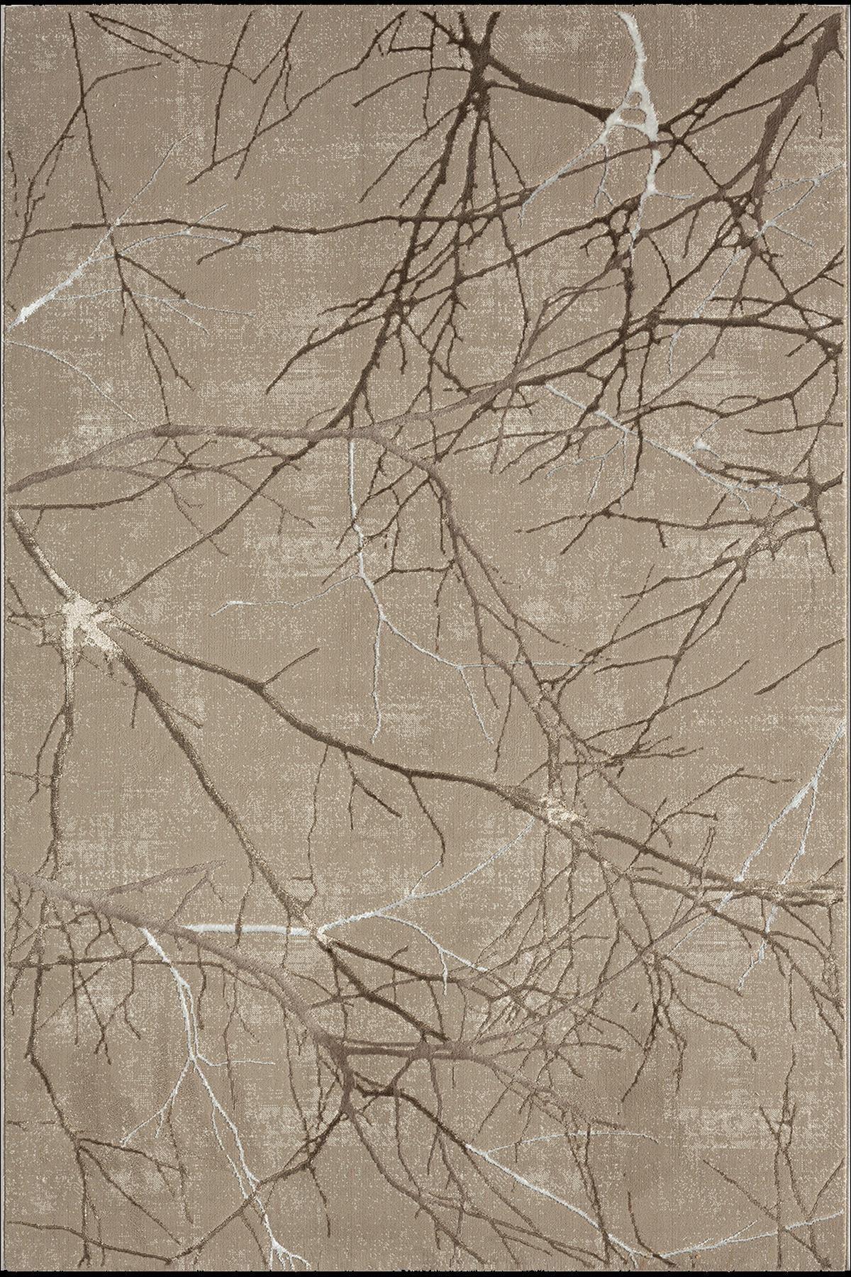 KURZFLORTEPPICH Abstrakt KAVALA Polyester Beige 200 x 290 cm - Beige, Textil (200/290cm) - KADIMA DESIGN