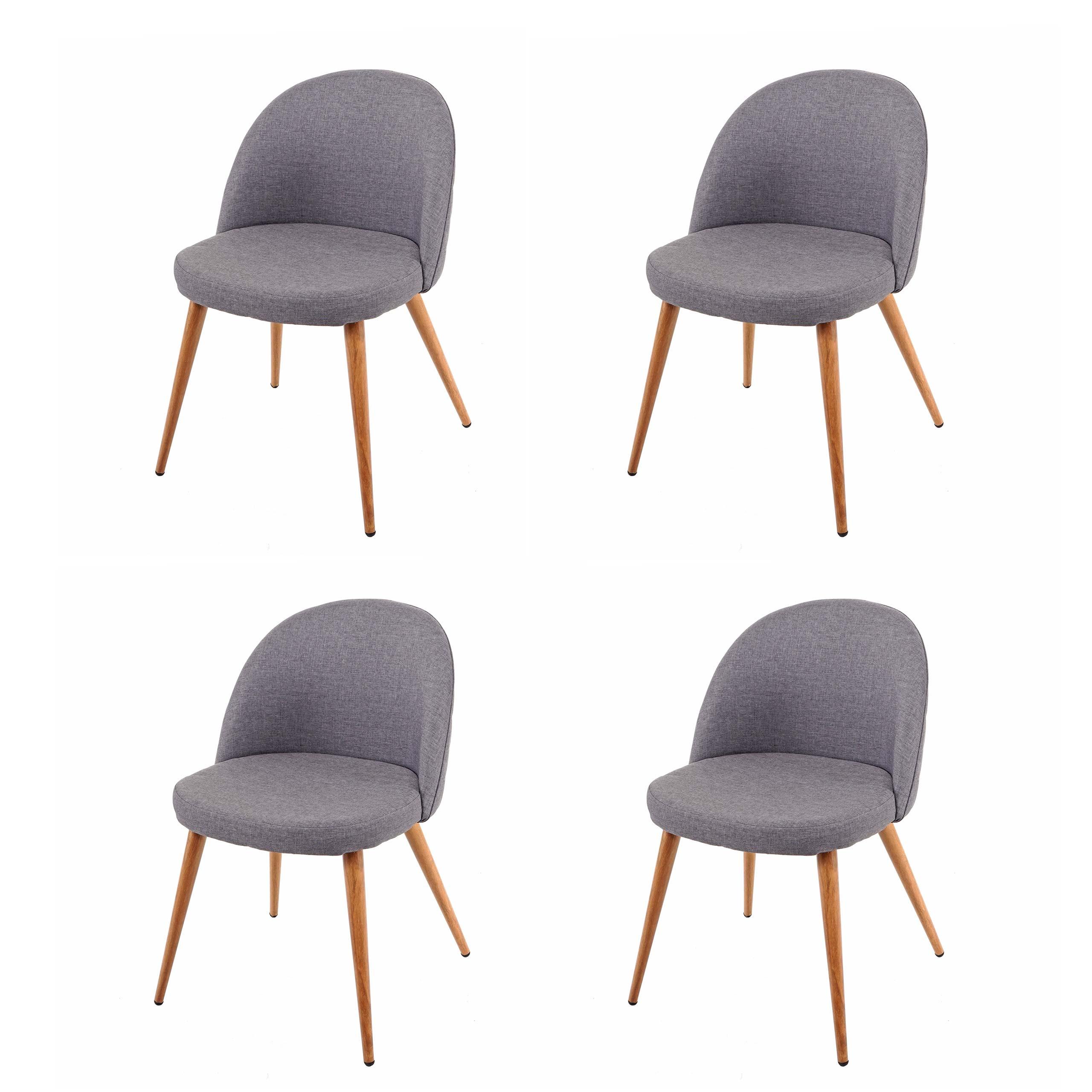 ESSZIMMERSTUHL Anthrazit 4er-Set - Dunkelgrau/Anthrazit, Textil (48/77/46cm) - MCW