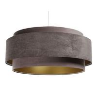 HÄNGELEUCHTE Gold 60/25 cm - Goldfarben, Kunststoff (60/1.9/25cm) - ONZENO