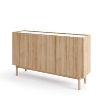 SIDEBOARD BOLOGNA 144/83/37 cm mit 3 Türen Eichefarben - Eichefarben, Holzwerkstoff (144/83/37cm) - MASSENO