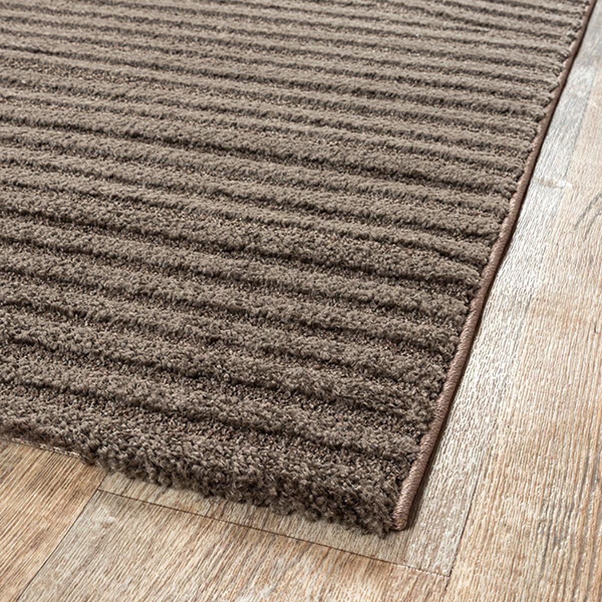 TEPPICH Kurzflor CETINA Geometrisch Polypropylen-Polyester Braun 200 x 290 cm - Braun, Textil (200/290cm) - KADIMA DESIGN
