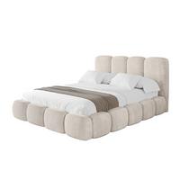 POLSTERBETT mit Bettkasten und Lattenrost, Boxbett ohne Matratze - KALA 180x200 Beige - Beige, Holzwerkstoff/Textil (180/200cm) - ALTDECOR