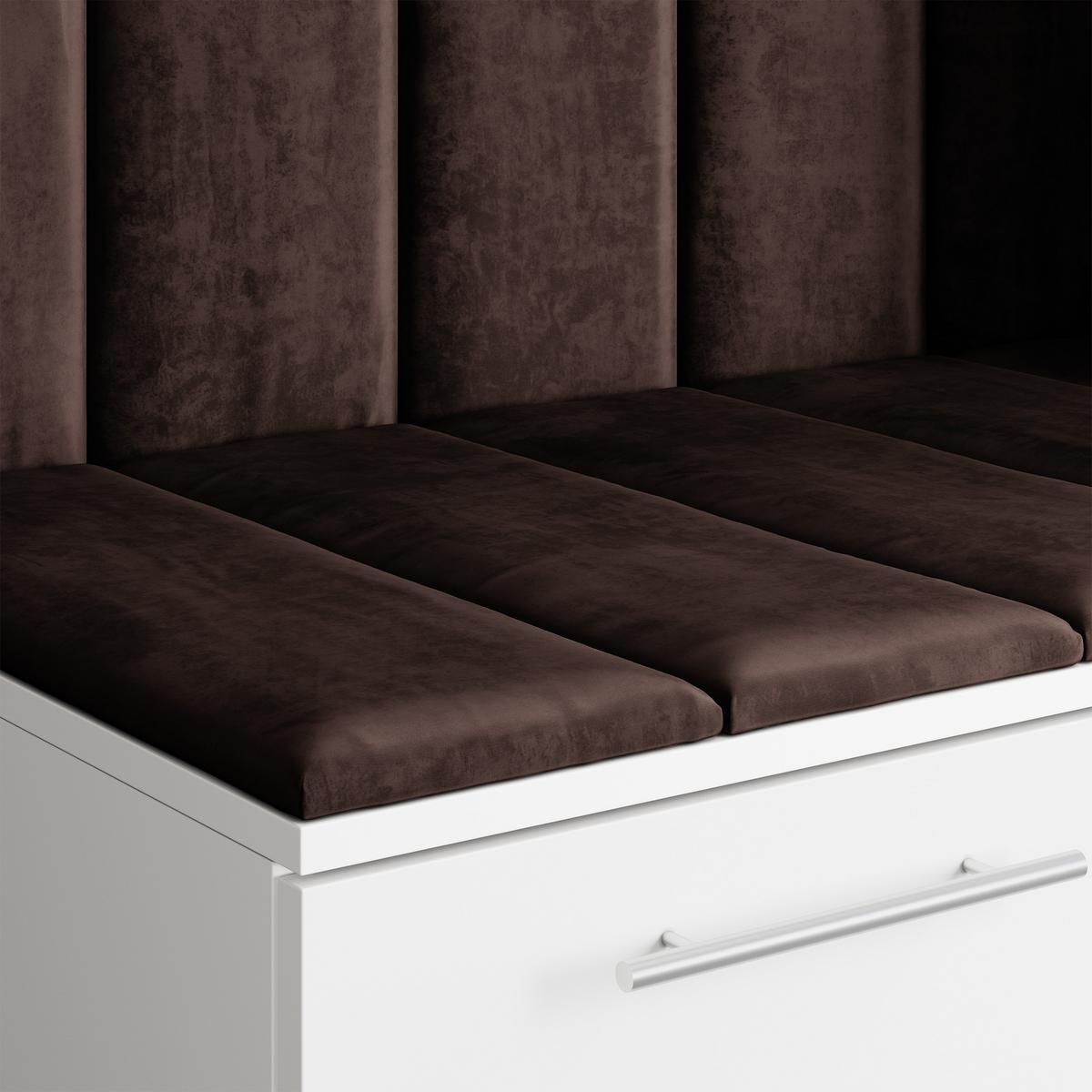 GARDEROBENSCHRANK REMA 120/240/60 cm Modern Garderobe-Set Kaschmir - Kaschmir/Braun, Holzwerkstoff (120/240/60cm) - MASSENO