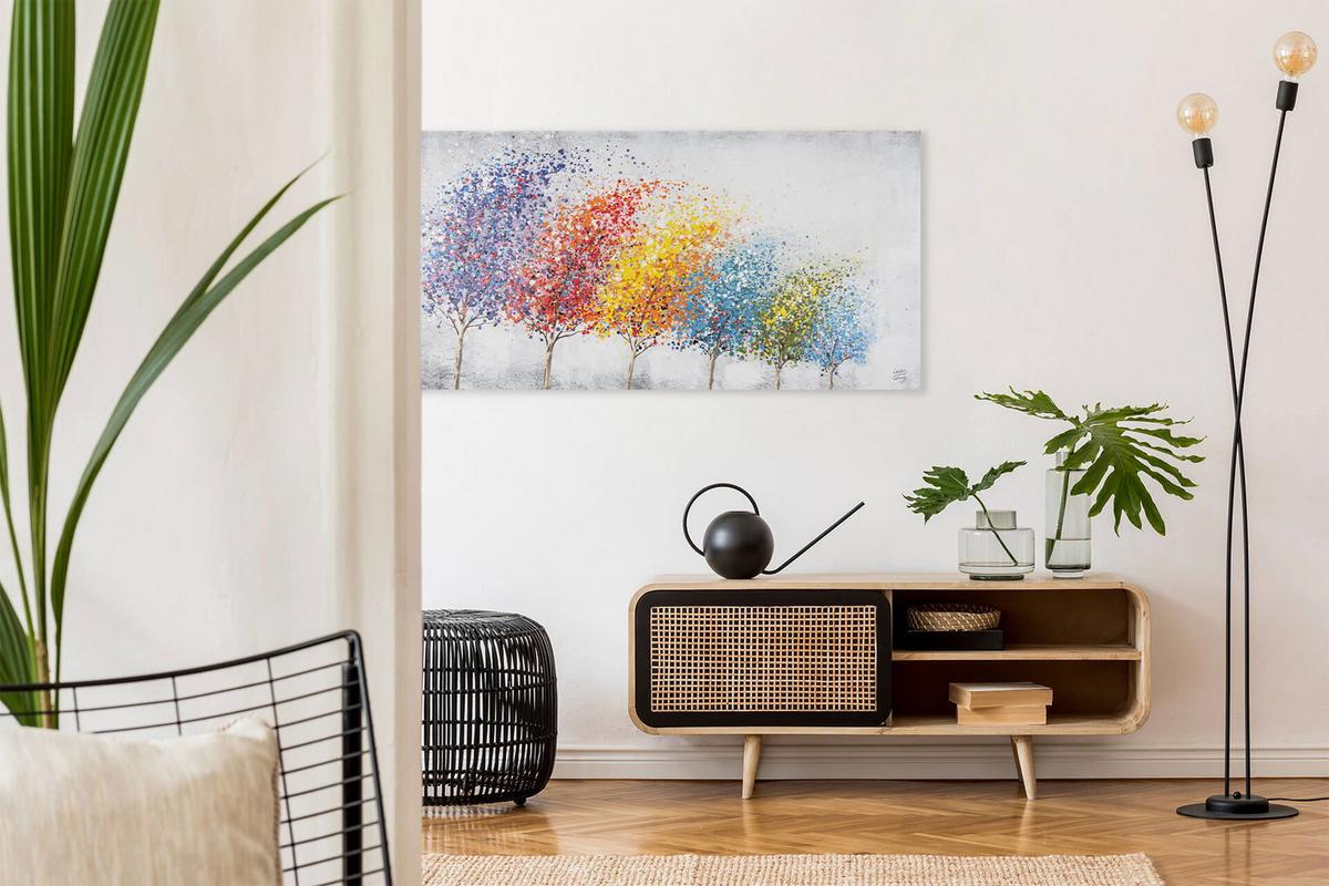 ÖLGEMÄLDE 140/70 cm - Multicolor, Holz/Textil (140/70cm) - KUNSTLOFT