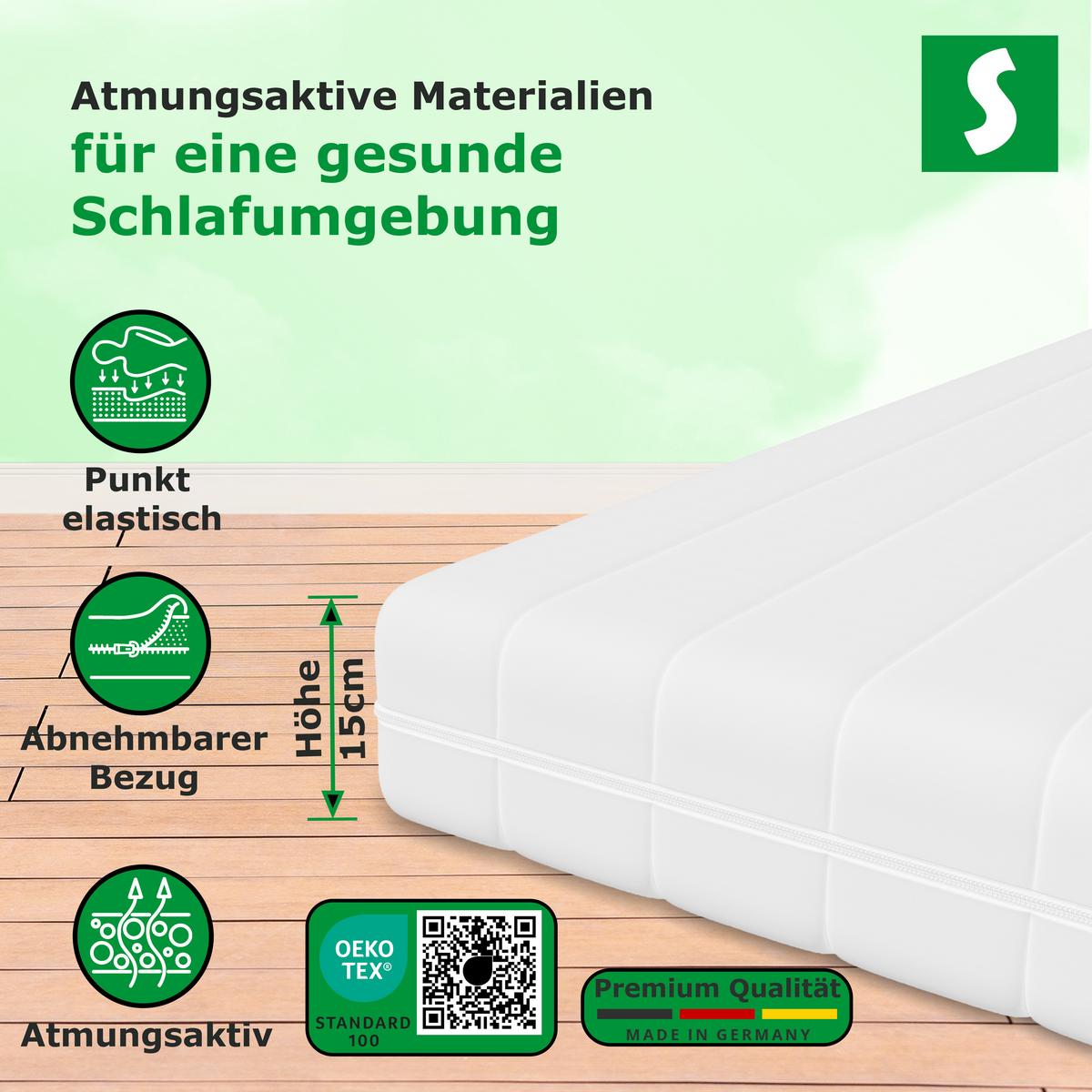 KISSEN für alle Schlafpositionen 40 x 40 cm - Weiß, Textil (40/40cm) - Schlaftroll