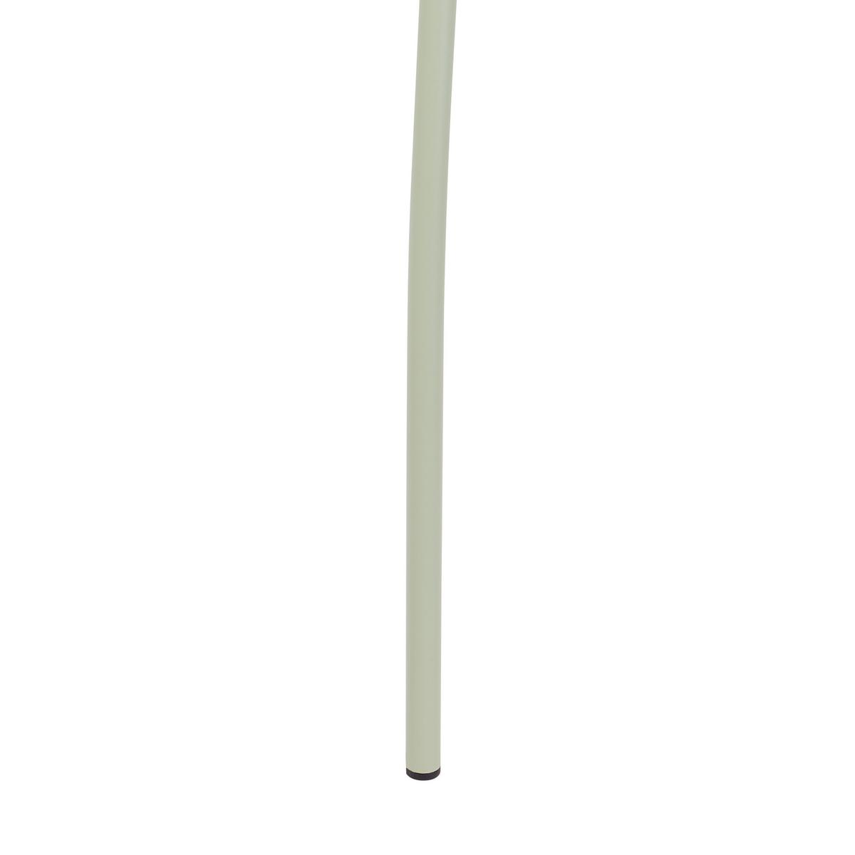 ESSZIMMERSTUHL 2er-Set Hellgrün Tracy - Silberfarben/Hellgrün, Kunststoff (47/81/51cm) - Beliani