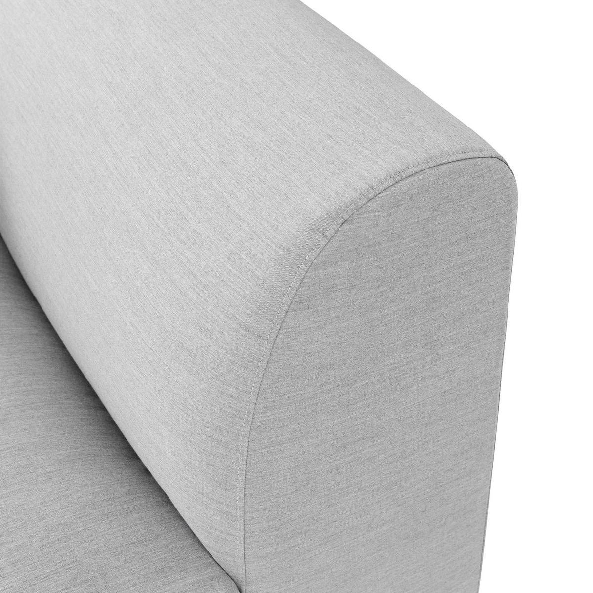 GARTENSOFA CALABRIA hellgrau - Hellgrau, Kunststoff (251/74/193cm) - IDIMEX