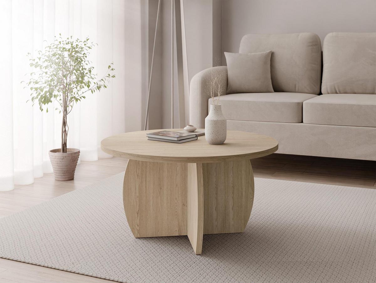 COUCHTISCH Tamisa - Eichefarben, Holzwerkstoff (74/74/40cm) - MIRJAN24