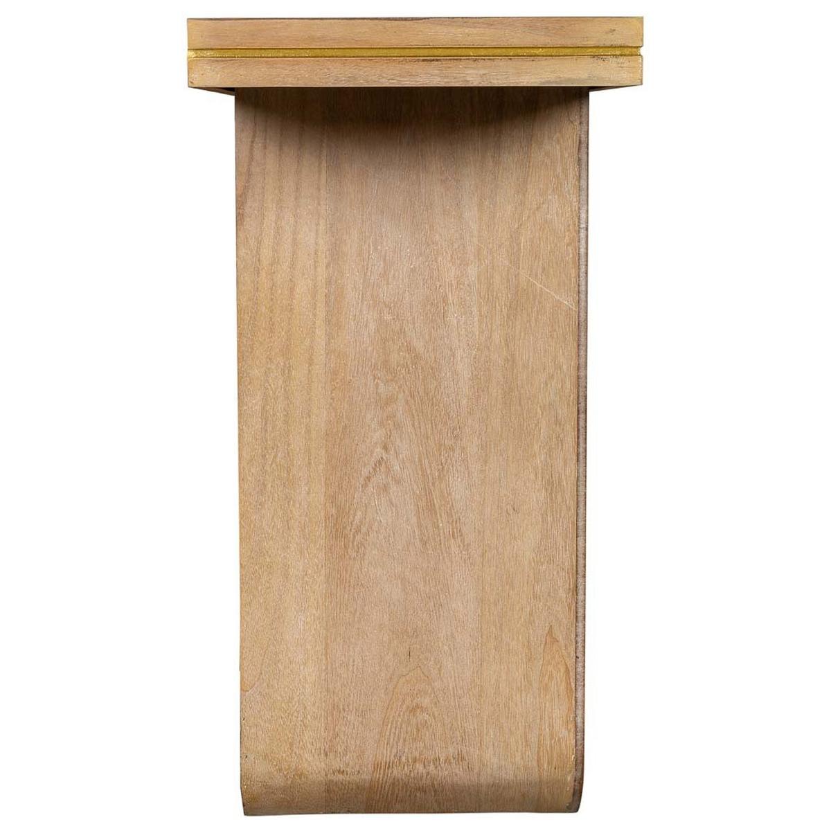 FLURTISCH aus Holz, braun, 141x40x82 - Braun, Holz (40/140/81cm) - Wanderlust
