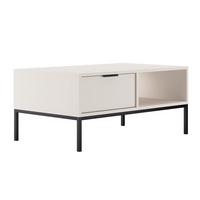 COUCHTISCH Seattle Weiß - Weiß, Holzwerkstoff (60/100/45.4cm) - Petits-meubles