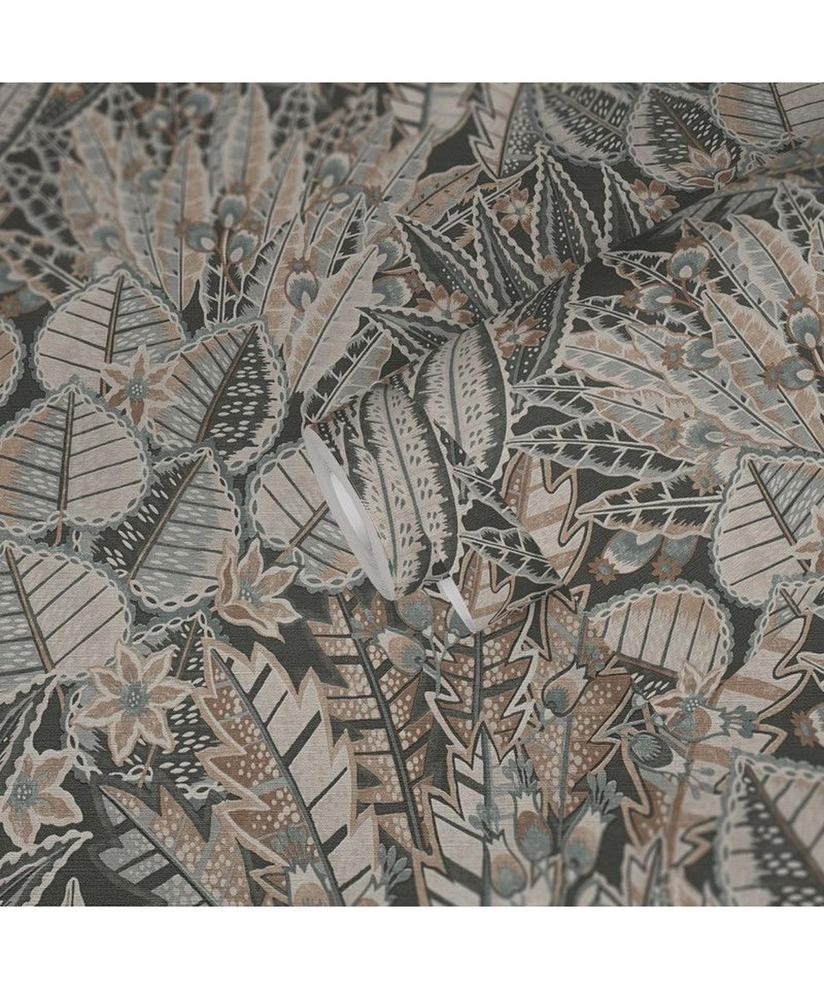 VLIESTAPETE Schwarz 53/1005 cm - Schwarz, Textil (53/1cm) - KUNSTLOFT