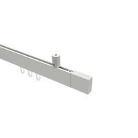 GARDINENSTANGE INNENLAUF Sonius Lox 120 cm, 1-läufig, 14x35 mm Weiß - Weiß, Metall (120cm) - INTERDECO
