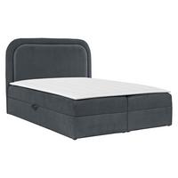 BOXBETT Bonito - H3 - Anthrazit/Schwarz, Holz/Holzwerkstoff (200/200cm) - MIRJAN24