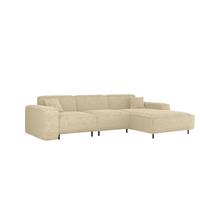 ECKSOFA Gloria In Scala - Creme, Holzwerkstoff/Textil (266/165cm) - Fun Möbel
