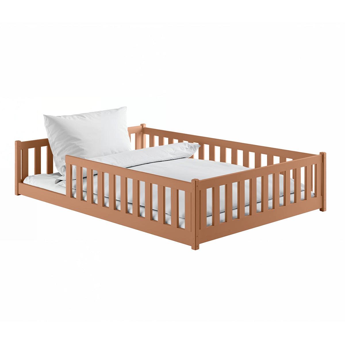 BETT 140/200 Maya Braun - Braun, Holz (140/200cm) - Petits-meubles
