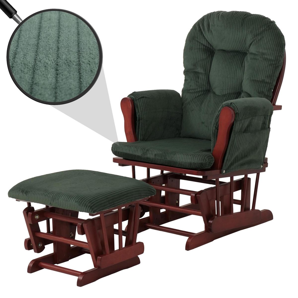 RELAXSESSEL Grün, Braun - Braun/Grün, Textil (74/103/71cm) - MCW