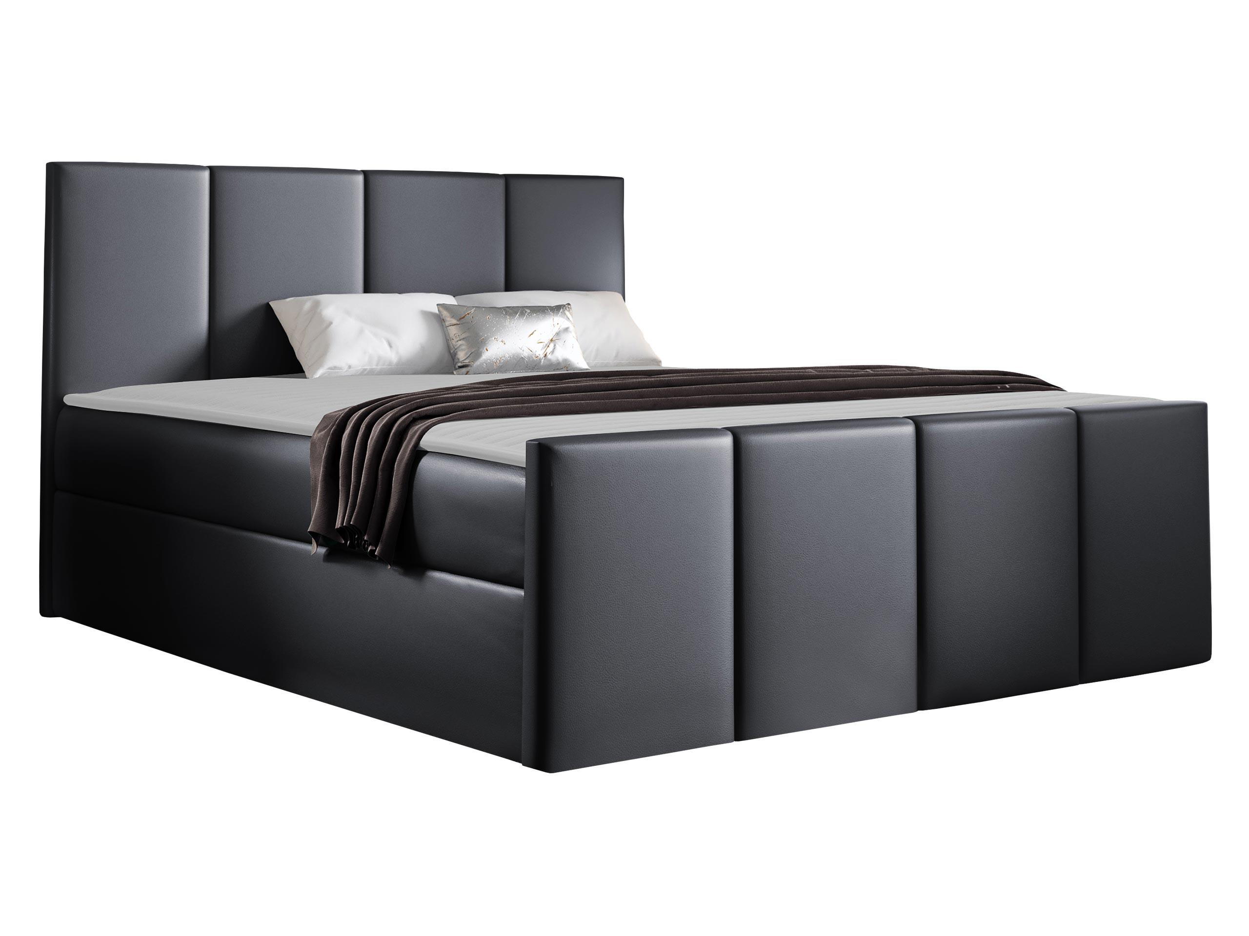 BOXBETT Lars - H3 - Graphitfarben, Holz (140/200cm) - MIRJAN24