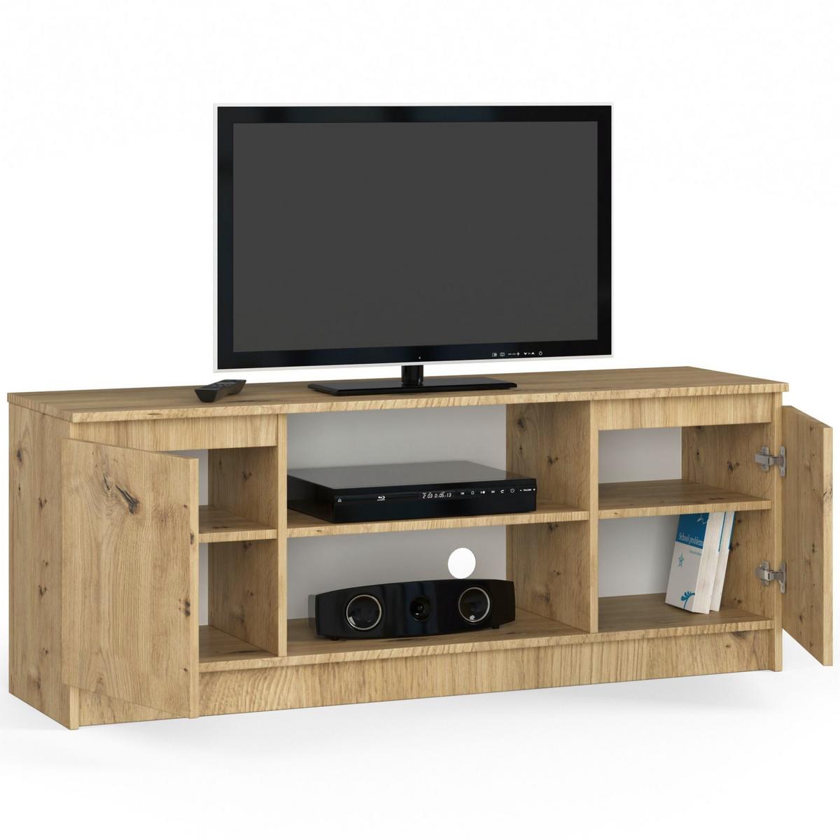 LOWBOARD Eiche Artisan 55/140/40 - Eiche Artisan, Holzwerkstoff (140/55/40cm) - RAUMHIRSCH FURNITURE