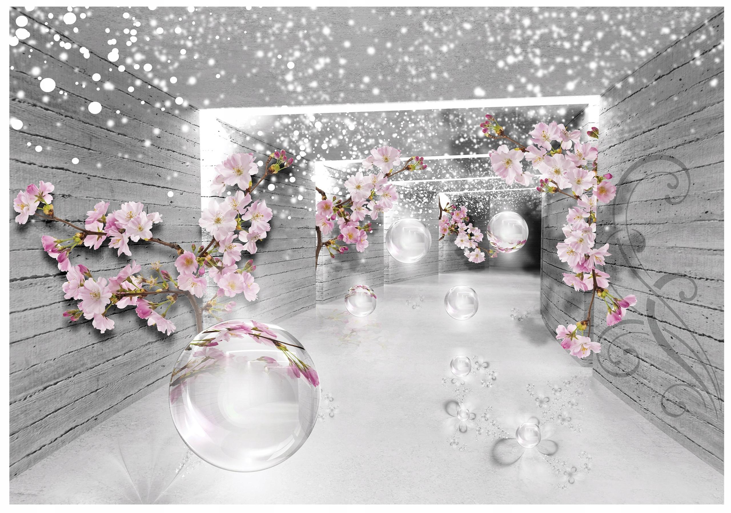 FOTOTAPETE 3D Effekt Blumen 150x105 - Multicolor, Papier (150/105cm) - Wallarena