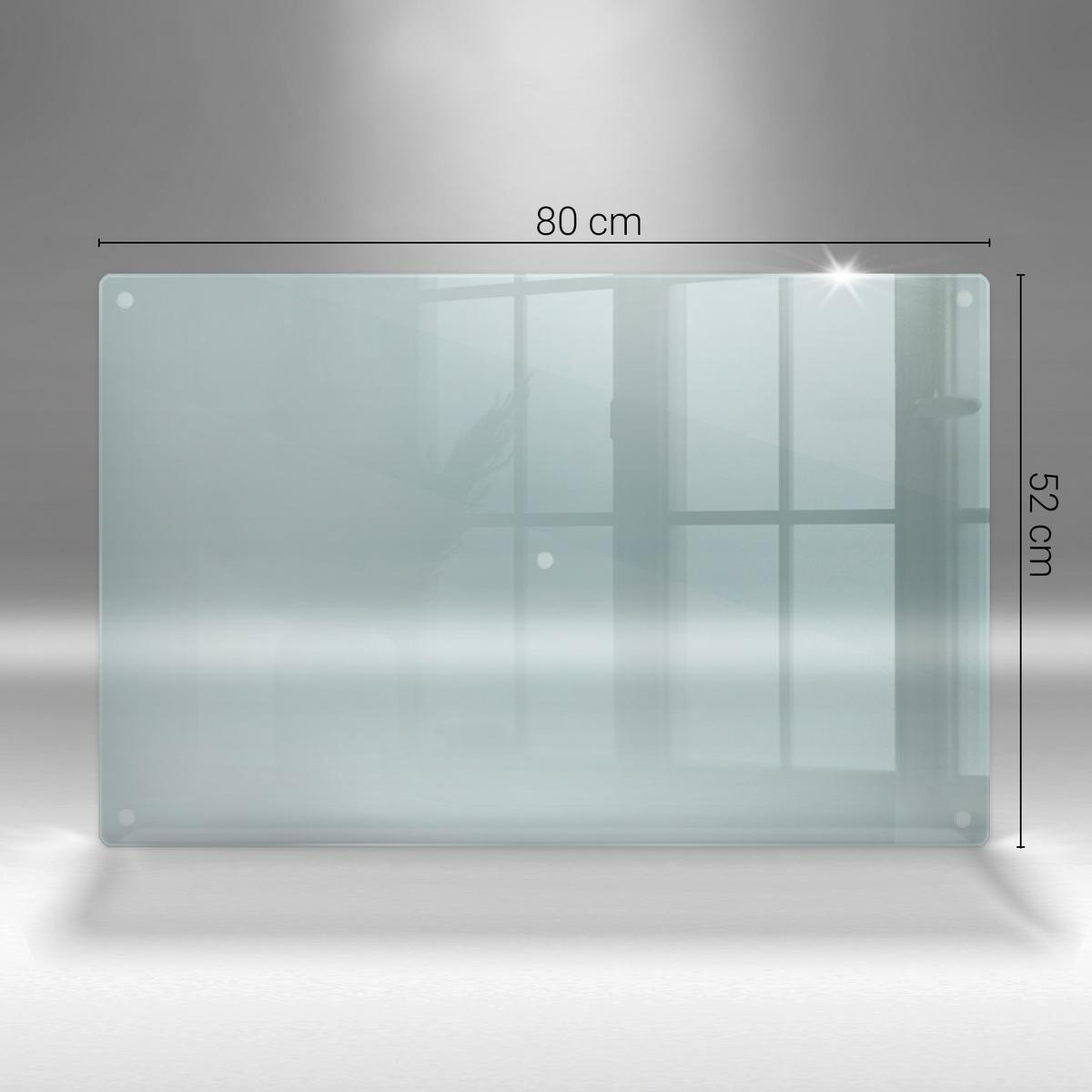 HERDABDECKPLATTE 80x52 cm Transparent - Transparent, Glas (80/0.4/52cm) - TULUP