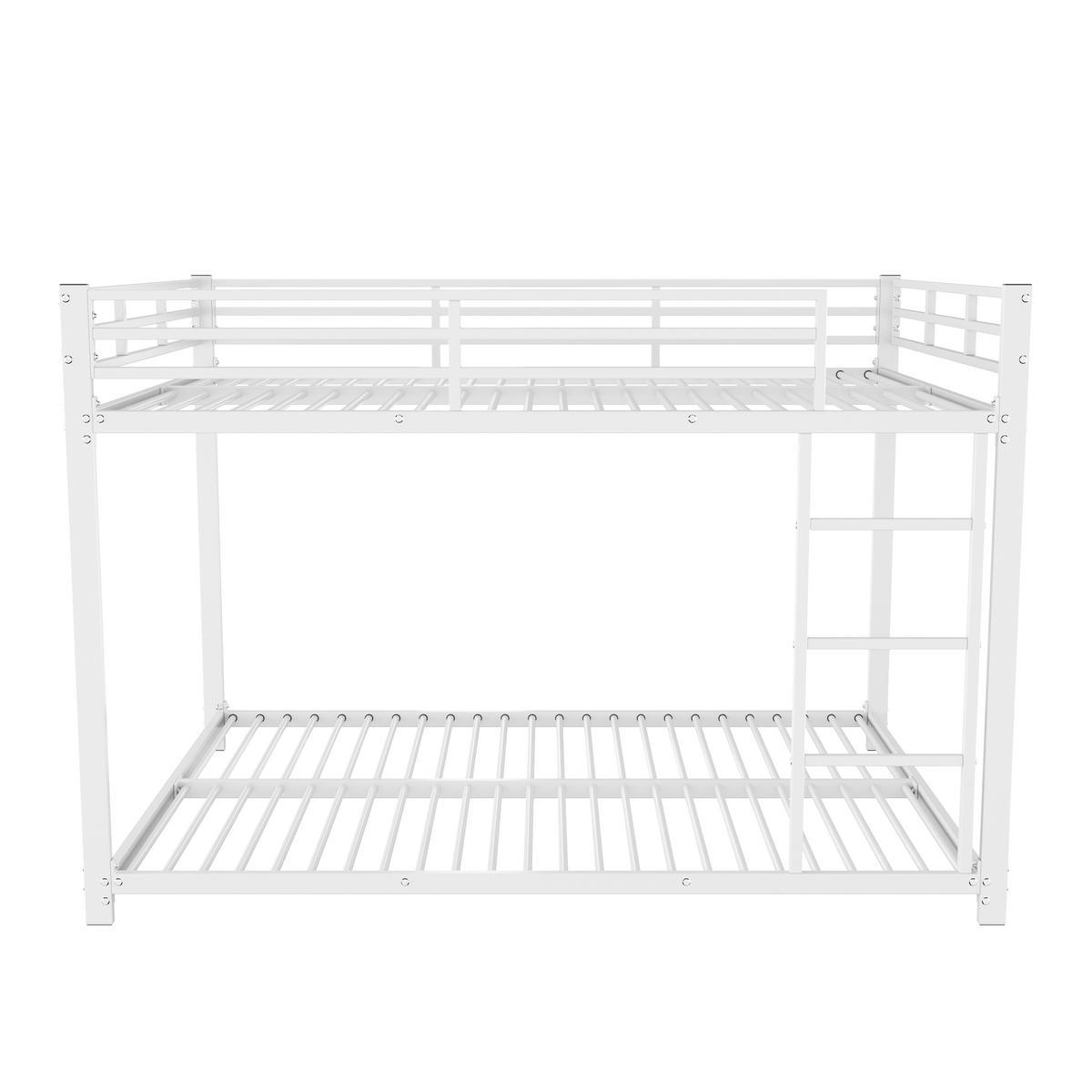 ETAGENBETT metall 140x200 kinderbett weiß - Weiß, Metall (140/200cm) - Urban Meuble
