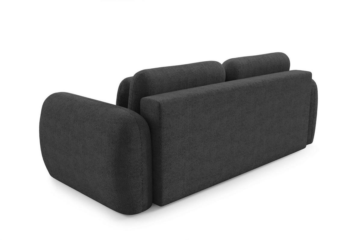 SCHLAFSOFA Caria - Anthrazit, Holzwerkstoff/Textil (266/95/110cm) - Fun Möbel