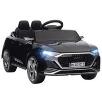 KINDER-ELEKTROAUTO mit Fernbedienung, MP3, Musik & Hupe - Schwarz, Kunststoff (98/49.5/43cm) - AIYAPLAY