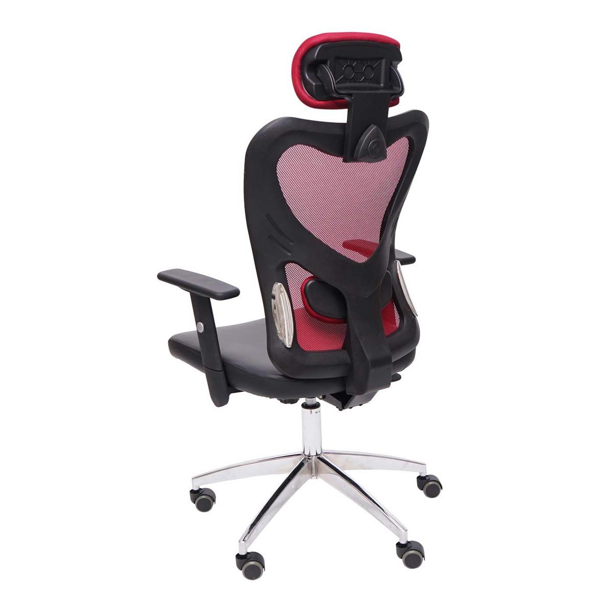 PROFI-BÜROSTUHL Rot - Rot, Textil (67/136/71cm) - MCW