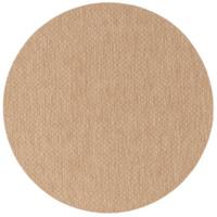 IN- & OUTDOOR FLACHGEWEBE TEPPICH PORTO RUND - Beige, Textil (100/100cm) - Snapstyle